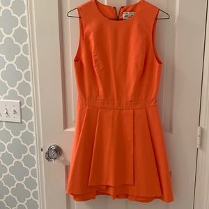 Alice and Olivia (x Scoop) Orange Dress